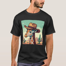 Cute Cowboy Giraffe T-Shirt | Giraffe  Tシャツ