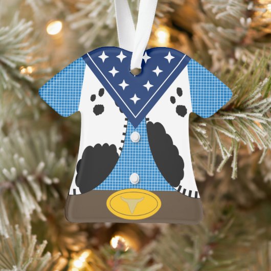 Cute Cowboy Personalized Ornament オーナメント (ツリー)