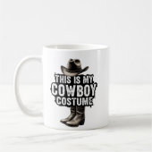 Cute Cowboy Western Cowboy Outfit Men  コーヒーマグカップ (左)