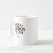 Cute Cowboy Western Cowboy Outfit Men  Coffee Mug コーヒーマグカップ (正面左)