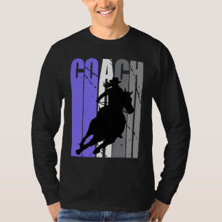 Cute Cowgirl Coach Instructor Cow Girls Rides Hors Tシャツ