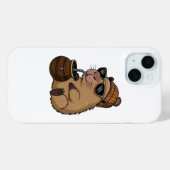 Cute Cozy Hamster Drinking Mate – Funny Aesthetic  Case-Mate iPhoneケース (裏面 (横))