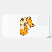 Cute Cozy Sleeping Fox Case-Mate iPhoneケース (裏面 (横))