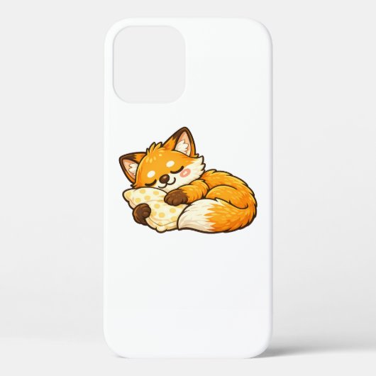 Cute Cozy Sleeping Fox Case-Mate iPhoneケース (裏面)