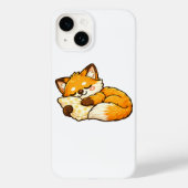 Cute Cozy Sleeping Fox Case-Mate iPhoneケース (裏面)