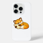 Cute Cozy Sleeping Fox Case-Mate iPhoneケース (裏面)