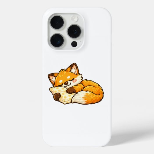 Cute Cozy Sleeping Fox Case-Mate iPhoneケース (裏面)
