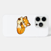 Cute Cozy Sleeping Fox Case-Mate iPhoneケース (裏面 (横))