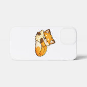 Cute Cozy Sleeping Fox iPhoneケース (裏面横)