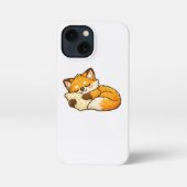 Cute Cozy Sleeping Fox iPhoneケース (裏面)