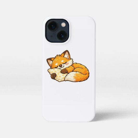 Cute Cozy Sleeping Fox iPhoneケース (裏面)