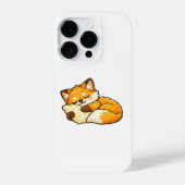 Cute Cozy Sleeping Fox iPhoneケース (裏面)
