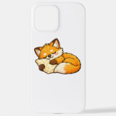 Cute Cozy Sleeping Fox iPhoneケース (裏面)