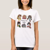Cute Crazy Cat Lady – Funny Cat Lover  Tシャツ (正面)