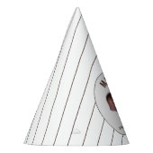 Cute Crazy elephant Farm Theme 1st Birthday パーティーハット (左)