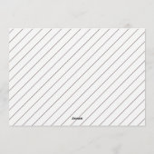 Cute Crazy elephant Farm Theme 1st Birthday 招待状 (裏面)