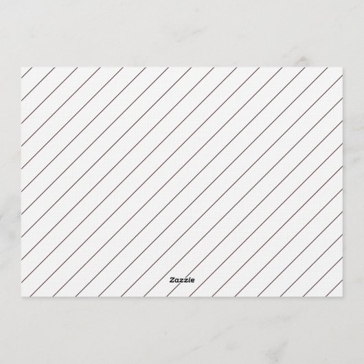 Cute Crazy elephant Farm Theme 1st Birthday 招待状 (裏面)