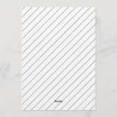 Cute Crazy elephant Farm Theme 1st Birthday 招待状 (裏面)