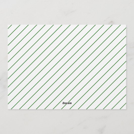 Cute Crazy Frog Farm Theme 1st Birthday 招待状 (裏面)