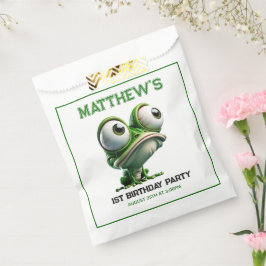 Cute Crazy Frog Farm Theme 1st Birthday Party フェイバーバッグ