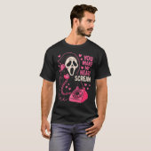 Cute Creepy Horror Make My Heart Scream Valentine’ Tシャツ (正面フル)