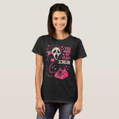 Cute Creepy Horror Make My Heart Scream Valentine’ Tシャツ (正面フル)