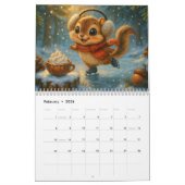 Cute Critters Calendar カレンダー (2月 2026)