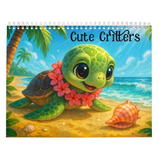 Cute Critters Calendar カレンダー (カバー)
