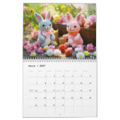 Cute Crocheted Animals – 2026 Calendar カレンダー (3月 2027)