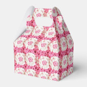 Cute Crocheted Teddy Bear Girl's Baby Shower フェイバーボックス (裏面サイド)