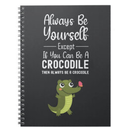Cute Crocodile Lover Gifts Funny Animal Humor ノートブック