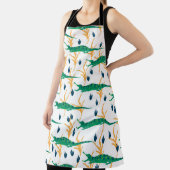 Cute crocodiles seamless pattern. Cartoon animals. エプロン (インサイチュ)