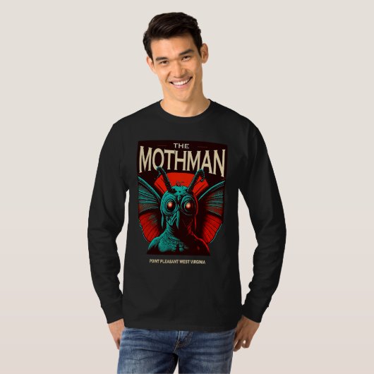 Cute Cryptid Mothman 2 Tシャツ (正面フル)