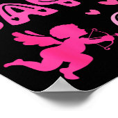 Cute Cud Says 67 Funny Meme Nk Valentine's Day  ポスター (角)