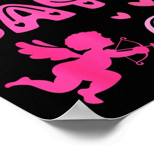 Cute Cud Says 67 Funny Meme Nk Valentine's Day  ポスター (角)