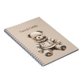 Cute & Cuddly Teddy Bear ノートブック (右側)