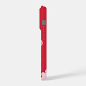 Cute Cupid Valentine Angel Illustration iPhoneケース (左側面)