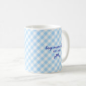 Cute Custom Name Bow Pattern Coffee Mug コーヒーマグカップ (正面右)