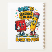 Cute Custom Name School  プランナー手帳 (裏面)