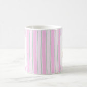 Cute Custom Name Stripes Coffee Mug コーヒーマグカップ (中央)