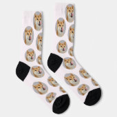 Cute Custom Pet Photo Socks ソックス (右)