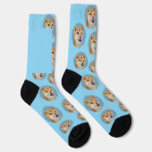 Cute Custom Pet Photo Socks ソックス (右)