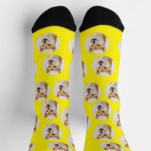 Cute Custom Pet Photo Socks ソックス (上部)