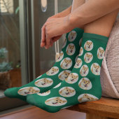 Cute Custom Pet Photo Socks ソックス