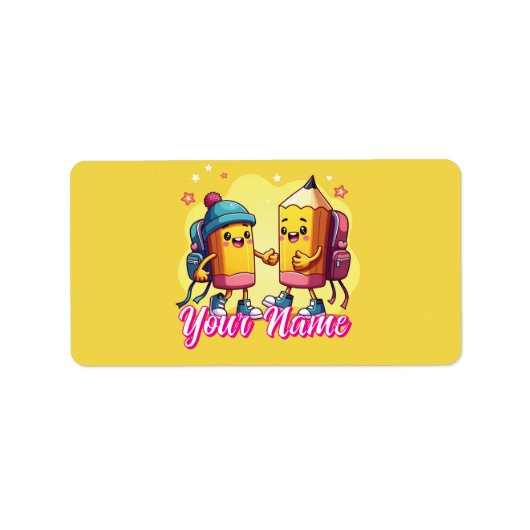  Cute & Custom School Gear ラベル (正面)