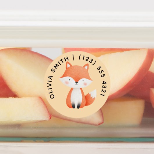 Cute Customizable Animals Kid's Labels  ラベル (貼付)