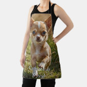 Cute Customizable Chihuahua Apron エプロン (インサイチュ)