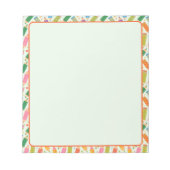 Cute Customizable Pencil Print ノートパッド (正面)