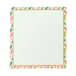 Cute Customizable Pencil Print ノートパッド