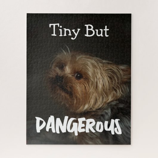 Cute Customizable Personalized Terrier Dog Mom Pet ジグソーパズル (縦)